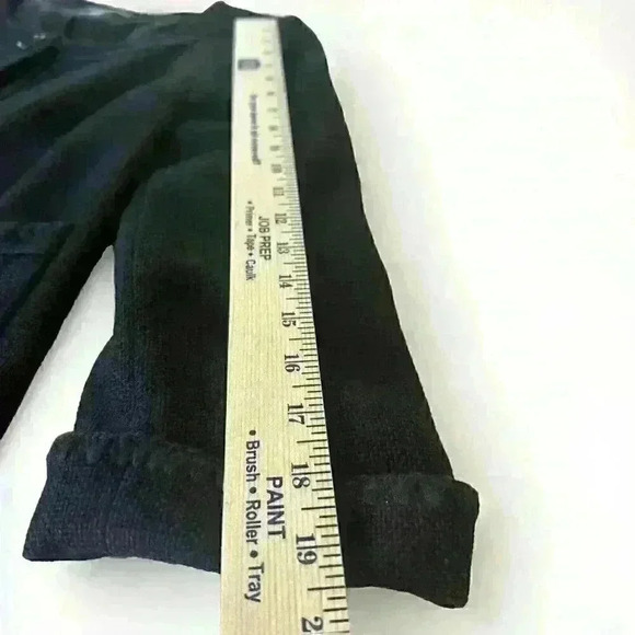 Ann Taylor Women's Size 8 Black Blazer Jacket Button Up Collarless Beautiful - Picture 13 of 16